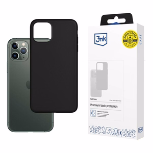 Apple iPhone 12/12 Pro - 3mk matinė dėklas juoda
