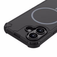 Defender 2in1 Mag dėklas for iPhone 17 6,3" juodas