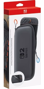 NINTENDO N2P401 dėklas Nintendo Switch 2 konsolei su apsaugine plėvele, juodas