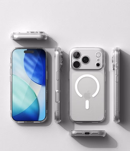 Ringke Fusion Magnetic MagSafe dėklas, skirtas iPhone 18 Pro Max / 17 Pro Max, skaidrus matinis