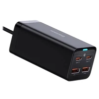 Įkroviklis Baseus GaN3 Pro 100W 2xUSC-C/2xUSB-A juodas CCGP000101