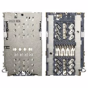 SIM ir MicroSD (arba DUAL SIM) kortelės kontaktas Samsung A320F/A520F/G930F/G935F/N930F/G950F/G955F/N950FD originalus