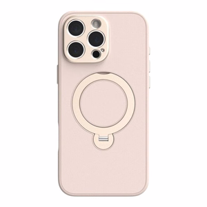 Moshi Kameleon MagSafe dėklas, skirtas iPhone 16 Pro Max, su atrama, „Shell Pink“ spalvos