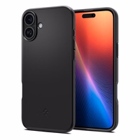 Spigen Thin Fit Magnetinis dėklas iPhone 16 Plus - juodas