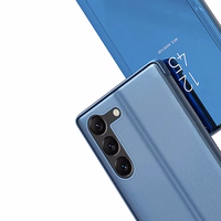 Dėklas telefonui Clear View Case Samsung Galaxy S23+ atverčiamas dėklas juodas