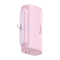 Išorinė baterija OS-Baseus Compact IP 5000mAh 20W (rožinė)