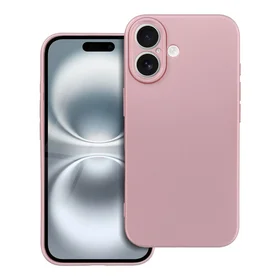 METALLIC dėklas telefonui IPHONE 16 rožinis