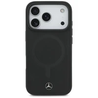 Mercedes Lygios Odos Magnetinis dėklas telefonui iPhone 17 Pro - juodas