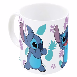 Disney Stitch & Angel spalvą keičiantis keraminis puodelis dovanų dėžutėje, 325 ml