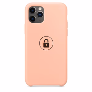 Dėklas "Silicone Case" skirtas iPhone 11 Pro Max / Grapefruit / su įpakavimu