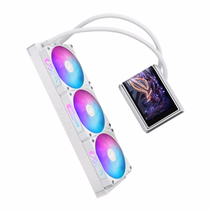 Asus ROG RYUO IV 360 ARGB - viskas viename vandens aušintuvas, 12 cm (baltas)