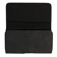 Wonder MAX diržo dėklas (DYDIS XL) Iphone 17 Pro Max/16 Pro Max/Samsung A55 5G/A53/S25 Plus/S23 FE juodas (167x83 mm)