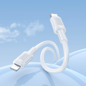 Кабель Borofone BX111 Feliz - Type C к Lightning - PD 27W 1 метр белый