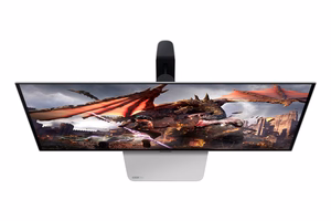 Samsung G80SD monitorius 81,3 cm (32") 3840 x 2160 pikselių 4K Ultra HD OLED sidabrinis