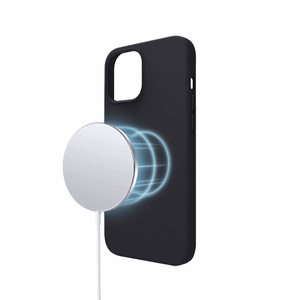 Crong Color Cover Magnetic dėklas, skirtas iPhone 13 Pro Max, suderinamas su MagSafe, juodas