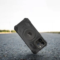 ARMOR MAG COVER magnetinis dėklas telefonui, suderinamas su MagSafe, skirtas IPHONE 15 Plus, juodas