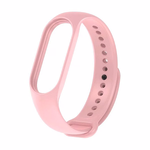 Silikoninis dirželis XIAOMI Mi Band 5 / 6 / 7 apyrankei rožinis (06)