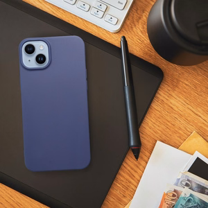 MATT dėklas telefonui IPHONE 15 Pro mėlyna