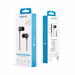 Forever проводные наушники EP-01 jack 3,5mm черные