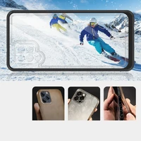 Skaidrus 3in1 dėklas Samsung Galaxy A42 5G rėmelio gelinis dangtelis juodas