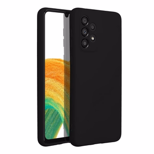 Silikoninis dėklas SAMSUNG A33 5G juodas