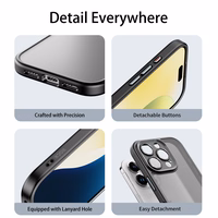 Rock Guard Touch Matte serijos dėklas Iphone 16 Plus juodas