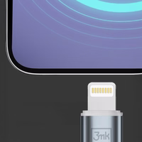3mk Hyper Cable N-SERIES USB-C / Lightning 1m 9V/2A 20W laidas - baltas