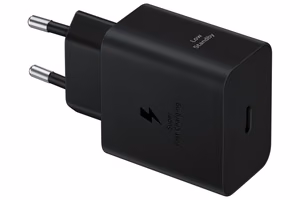 Sieninis įkroviklis Samsung EP-T4511XBEGEU 45W su USB-C į USB-C kabeliu 1.8 m, juodas