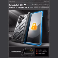 Supcase Unicorn Beetle Pro dėklas telefonui Samsung Galaxy Z Fold 7 - juodas