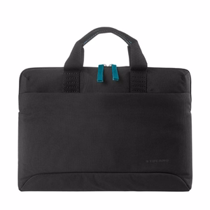 Tucano Smilza Super Slim nešiojamojo kompiuterio krepšys, skirtas MacBook Pro 14", MacBook Air 15", 13" MacBook Pro / Air ir 13–14" kompiuteriams, juodas