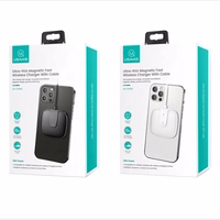 USAMS Belaidis įkroviklis US-CD153 magnetic 15W iPhone 12 series baltas CD153DZ02