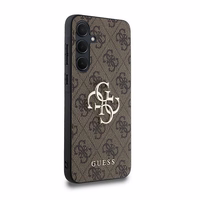 Guess 4G Big Metal Logo dėklas telefonui Samsung Galaxy A35 - rudas