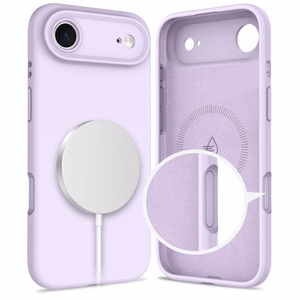 Tech-Protect Silikoninis Magnetinis dėklas telefonui iPhone 17 Air - Violetinė
