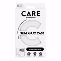 CARE by PanzerGlass plonas X-Ray dėklas telefonui iPhone 15 Plus - skaidrus