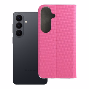 SENSITIVE knyginis dėklas telefonui SAMSUNG S26 šviesiai rožinis