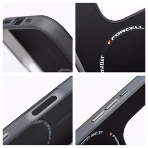 FORCELL F-PROTECT Lygiai su dviejų sluoksnių 4D technologija, militarinio kritimo testo suderinamas su MagSafe SAMSUNG S25 - cyber žalias