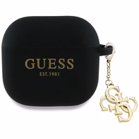 Guess 4G Charm Dėklas AirPods 4 - juodas