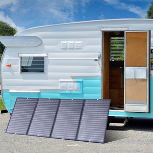 Choetech SC010 saulės turistinis įkroviklis, sulankstomas, 160W - juodas