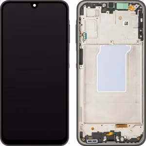 LCD ekranas Samsung A266 A26 5G su jutikliniu ekranu ir rėmeliu juodas OLED (tikro dydžio)