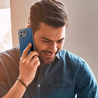 Dux Ducis Fino dėklas Xiaomi 13 Pro su silikoniniu rėmeliu mėlynas