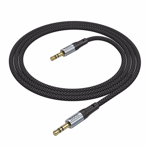 AUX laidas Jack 3,5 mm į Jack 3,5 mm Hoco 1 m UPA26 juodas