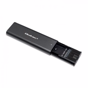 Qoltec 50311 SSD disko dėklas juodas M.2