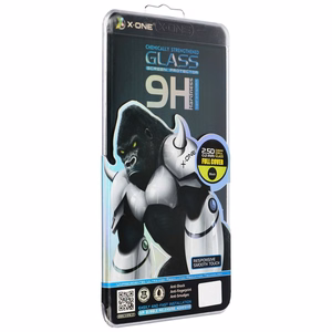 3D Pilnas Dangtis Grūdintas Stiklas X-ONE - Samsung Galaxy S23 Ultra (dėklo draugiškas) - veikiantis pirštų atspaudų jutiklis