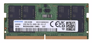 Operatyvioji atmintis Samsung SO-DIMM 32GB DDR5 2Rx8 5600MHz PC5-44800