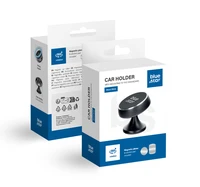 BLUE STAR magnetinis automobilio laikiklis priekinio skydelio SHORT STICK juodas