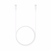 Samsung EP-DX310JWE USB-C - USB-C 3A 1.8m kabelis (didmeninė – pakaitinė pakuotė) – baltas
