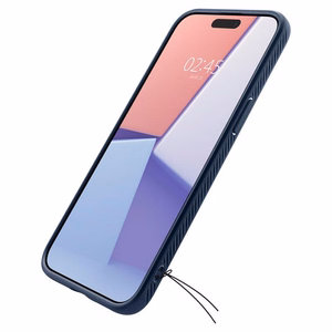 Spigen Liquid Air dėklas telefonui iPhone 15 Pro Max - mėlynas