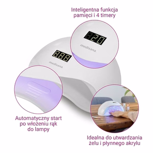 Medisana ND 880 UV/LED nail lamp White