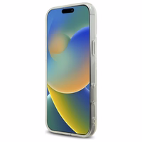 Karl Lagerfeld KLHCP16XHKLSTDCT iPhone 16 Pro Max 6.9" permatomas kietas dėklas IML Rhinestones logotipas