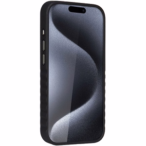 Audi Sintetinės odos dėklas telefonui su Magnetine iPhone 15 Pro Max - rudas